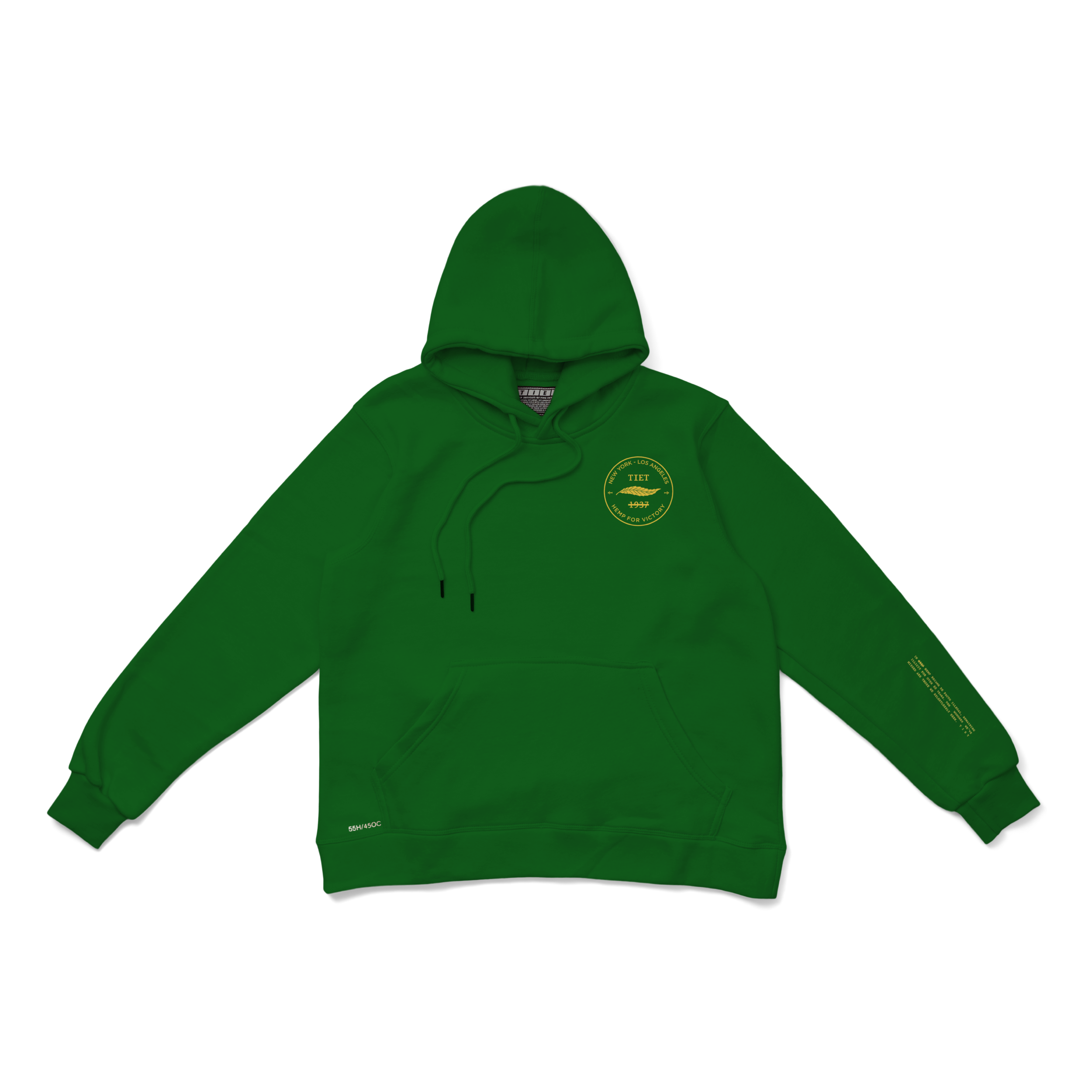 Made Gold Donna Hoodie Large / Green